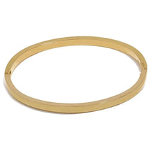 Bracelete Minimalista Auriah em Aço Inoxidável 316L - Banhado a Ouro 18k Veliur